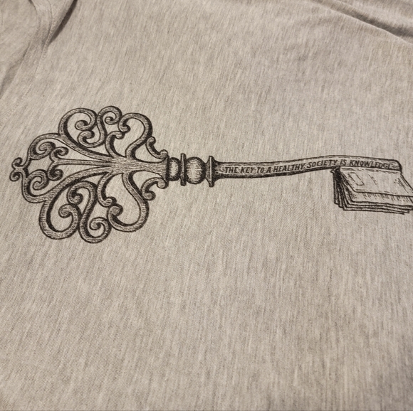 Sevenly Long Sleeve Slouch Gray Tee - Picture 3 of 4